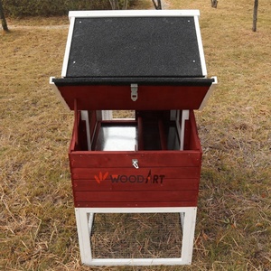 Esterno In Legno di Pollo Gallina Coop Casa Con Corsa Per La Vendita - Product Image 5