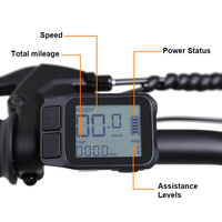Vélo de montagne électrique TXED 27,5 pouces, moteur arrière sans balais 250W, batterie au lithium 13Ah, fourche à suspension 7 vitesses, frein à disque, vélo électrique