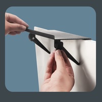Support d'écran TV noir réglable étagère supérieure organisateur d'écran d'ordinateur avec montage mural pour l'utilisation d'outils de décodeur de routeur sans fil