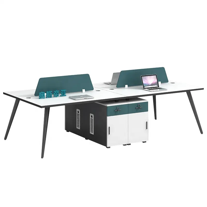 高品質モダンオフィステーブル家具木製オフィスパーティションオフィスワークステーションマルチプレイヤーデスク販売用コンピューティング
