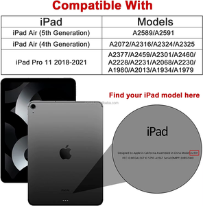 Fundas Personalizadas para Tablet <span class=keywords><strong>iPad</strong></span> <span class=keywords><strong>2022</strong></span> de 10.9 Pulgadas, Funda para <span class=keywords><strong>iPad</strong></span> <span class=keywords><strong>Air</strong></span> 5, <span class=keywords><strong>Air</strong></span> 4, 4ª, 3ª y 2ª Generación - Product Image 2