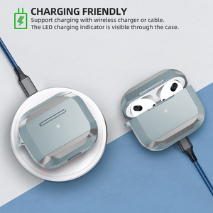 Vente chaude étui anti-rayures pour AirPods Pro 2 Pro 3 housse en aluminium pour AirPods 3 4 étui de protection antichoc pour casque - Product Image 6