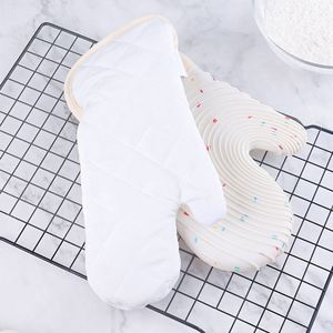 Maniques de cuisine en <span class=keywords><strong>silicone</strong></span> résistantes à la chaleur avec protège-plats pour la cuisson et la préparation culinaire - Product Image 2