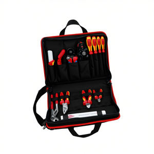 Bolsa de herramientas compacta para sistemas eléctricos, kit profesional de 14 piezas - Product Image 1