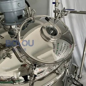 500-5000l Vacuum Homogenizing Mixing Tank For Blender Cosmetic Agitator Mixer Emulsifying Stirring Cream Suppository Soft Gel