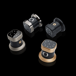 थोक स्मार्ट बुद्धिमान लकड़ी का दरवाजा पासवर्ड कार्ड यांत्रिक कुंजी फिंगरप्रिंट लॉक के साथ फिंगरप्रिंट लॉक - Product Image 2