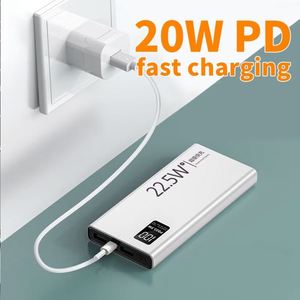 Batterie externe à charge rapide 22,5 W, grande capacité 20000 mAh, alimentation mobile - Product Image 2