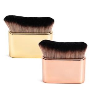 Ensemble de pinceaux applicateurs de fond de teint et autobronzant en poils synthétiques, format voyage, pour poudres libres et anticernes - Product Image 1