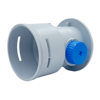 Raccords de tuyauterie PE pour système d'air frais, connecteur à clipser pour boîte de distribution d'air, raccord rapide pour conduit de ventilation