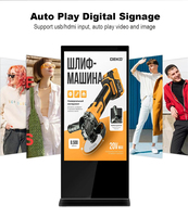 Kiosco Inteligente con Soporte de Piso, Pantalla LCD Digital Táctil para Publicidad con SDK para Centros Comerciales y Tiendas Minoristas