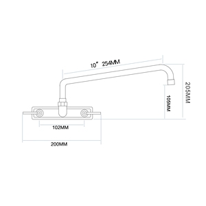 Robinet de cuisine haut de gamme en laiton chromé, mitigeur à double levier, bec pivotant à débit élevé, installation facile - Product Image 2