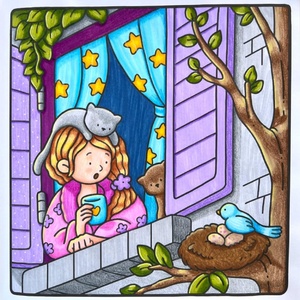 Livres de coloriage pour adultes et adolescents, mignons, thérapeutiques, anti-stress, en papier double-adhésif, petit <span class=keywords><strong>livre</strong></span> de peinture d'angle - Product Image 4
