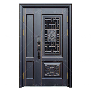 Wholesale Price Black Exterior Steel <strong>Back</strong> <strong>Door</strong> Entrance Panel Security - Product Image 1