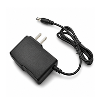 Adaptateur secteur 12V 2A 24W noir et blanc en PC, prise EU/US, alimentation pour bandes LED et routeurs