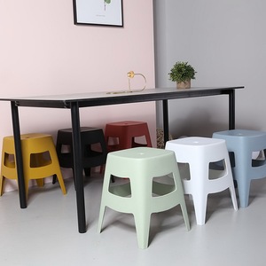<span class=keywords><strong>Taburete</strong></span> Apilable de Plástico, Moderno <span class=keywords><strong>Taburete</strong></span> de <span class=keywords><strong>Polipropileno</strong></span> para Comedor, Cafetería y Restaurante al Aire Libre - Product Image 6