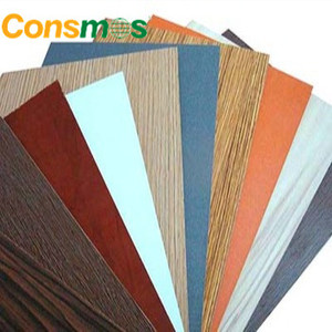 Madera contrachapada laminada de melamina de doble cara de alta calidad/tablero de partículas/MDF