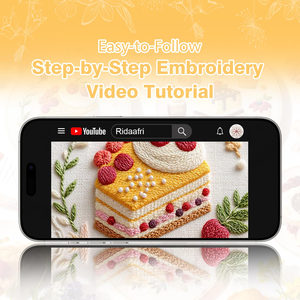 DIY Handcraft <b>Embroidery</b> Starter Kit Cross Stitch Kit 3 Pcs <b>Embroidery</b> <b>Set</b> With Tools - Product Image 2