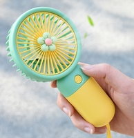 Mini ventilateur portable-Ventilateur de poche pour femmes filles enfants intérieur extérieur voyage rose
