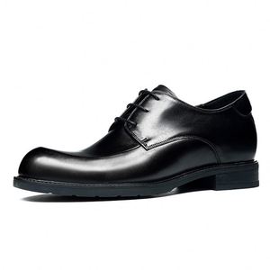 Chaussures Derby ASTON M.JAZZ pour Hommes, Nouveau Style 2025, Britanniques, Polyvalentes, à Bout Rond, Formelles, à Lacets, Respirantes, avec Rehausseur Intérieur - Product Image 1