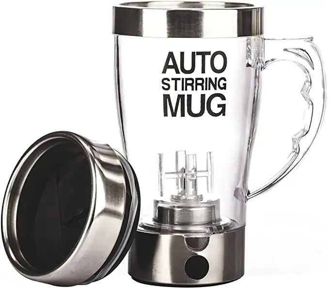 High Quality Coffee Cup Customized Logo Travel Drinking Mug Electric Auto Self Stirring Mug