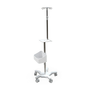 ขาตั้งน้ำเกลือซินเซิงแบบมีล้อและตะกร้าสำหรับใช้ในโรงพยาบาล - Product Image 1
