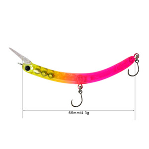 Usine En Plastique Dur Minnow 65mm/4.3g 3.6g 3.0g 2.7g Leurre De Pêche Wobbler Artificiel OEM ABS Naufrage Minnow Appât Dur En Gros - Product Image 2