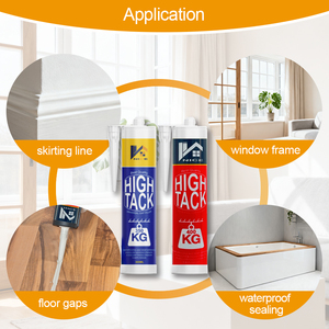Tùy chỉnh cao tack MS Polymer PU <span class=keywords><strong>Polyurethane</strong></span> Glass Sealant Cartridge/xúc xích đóng gói Acetate Acrylic Silicone chế biến gỗ - Product Image 4