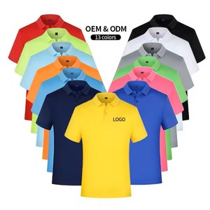 Polo Shirt logo With Embroidery logo Printed Quick Dry Polos Plain Promotional Work Polo Shirts Men