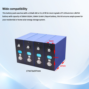 Lvnoon 51.2V 280ah 314ah 15kwh Pin trường hợp OEM Dễ dàng cài đặt DIY Kit, với Thông Minh jkbms 16s1p pin hộp LiFePO4 Pin - Product Image 4