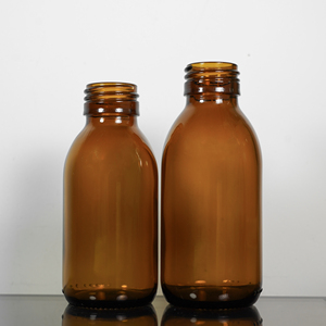 100mL 125ml 150ml ámbar <span class=keywords><strong>Pharma</strong></span> medicina ZD botella de vidrio con tapa - Product Image 2