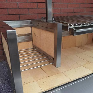 Lò nướng than củi bằng thép không gỉ, thiết kế mới 53 inch, kiểu Asado Parrilla Santa Maria/Argentina, mã GK1340A - Product Image 5