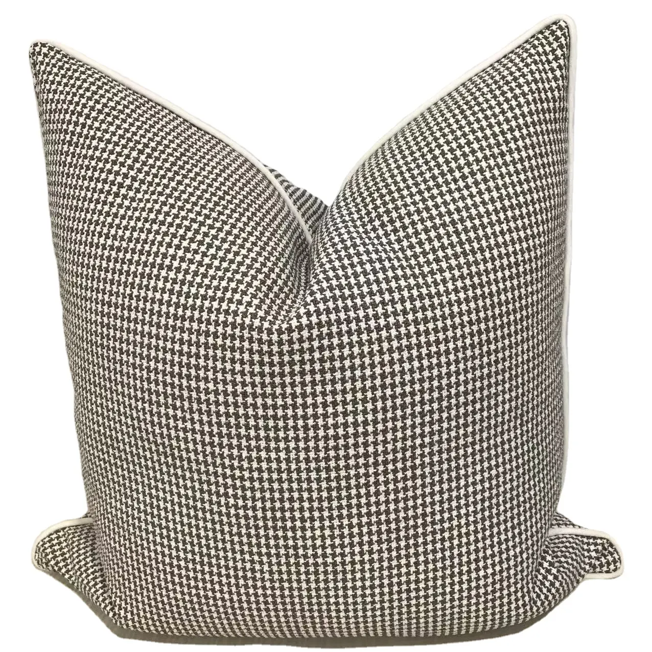 Factory direct sale new modern fashionable black and white Houndstooth Pillow case cushion