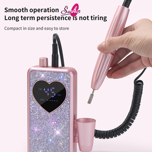 Máquina Profesional Inalámbrica <span class=keywords><strong>para</strong></span> <span class=keywords><strong>Uñas</strong></span> de 45000 RPM, Recargable, Portátil, con Pantalla de Diamante, Pulidora Eléctrica <span class=keywords><strong>para</strong></span> <span class=keywords><strong>Uñas</strong></span> - Product Image 2