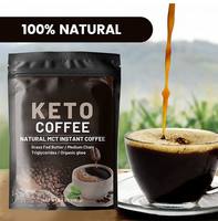 Keto Schokoladen-Kaffee mit MCT-Öl Natürlicher Mahlzeitenersatz-Drink zur Stoffwechselunterstützung Energie-Boost Sättigungs-Mix
