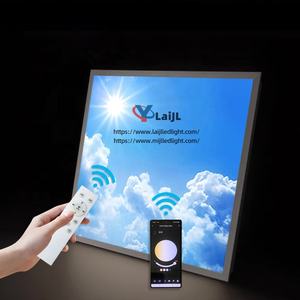 Surface Mount 600X600 40W Praça Flat Luz LED Luz Limpa Escritório Escola Hospital Recesso 2x2 LED Sky Painel de Luz - Product Image 2