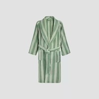 Peignoirs et pyjamas personnalisés en coton 100% teint en fil pour homme et femme, en tissu éponge de haute qualité, pour hôtel et spa