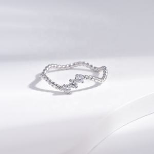 wholesale 925 plata sterling silver 2026 simple <b>ring</b> bulk woman fashion gold plated colorful natural stone <b>stacking</b> zircon <b>rings</b> - Product Image 3