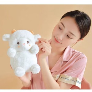 Jouet en peluche court en coton PP, mignon, dessin animé, transfrontalier, transformation vestimentaire, petite poupée mouton, cadeau pour fille - Product Image 4