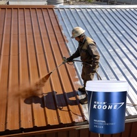 Revêtement liquide isolant thermique pour bâtiments industriels, protection solaire pour toitures métalliques en acier, peinture acrylique écologique en spray pour toitures fraîches