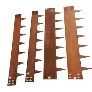Borde de borde de jardín Borde de paisaje oxidado de metal Borde de césped de jardín de <span class=keywords><strong>acero</strong></span> Corten - Product Image 1
