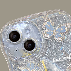 <span class=keywords><strong>Funda</strong></span> de teléfono suave transparente con purpurina de mariposa de lujo para <span class=keywords><strong>iPhone</strong></span> <span class=keywords><strong>13</strong></span> 12 11 14 Pro Max 14 Plus, cordón de cadena colgante, bonita <span class=keywords><strong>funda</strong></span> de silicona - Product Image 6