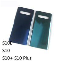 Remplacement du verre arrière pour Samsung Galaxy S10 Plus S10+ 6.4" S10 6.1" S10E 5G, coque de batterie, porte arrière, boîtier