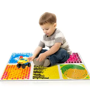 Educatief Montessori Sensorisch Speelgoed Getextureerde Massage Vloeibare Sensorische Vloertegels Kind Spelen Mat Sensorisch Speelgoed Voor Autistische Kinderen