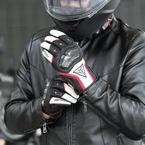 MOTOWOLF Outdoor Sports Suitable For 4 Seasons Motorcycles Can Use Mobile Phone Leather Cycling Gloves