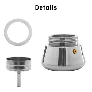 หม้อ<span class=keywords><strong>กาแฟ</strong></span>มอคค่าพ็อตสแตนเลสแบบตั้งเตา จัดส่งเร็ว รับผลิตแบบ ODM OEM - Product Image 3