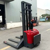 Elektrischer Tragbarer Selbstladender Palettenhubwagen Gabelstapler für Bau Landwirtschaft Restaurant Handhabungsausrüstung