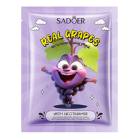 SADOER Schattige Cartoon Plant Fruit Vitamine C Hydraterende Gezichtsmasker Natuurlijke Hydraterende Sheet Masker Verlichtende Whitening voor een Stralende Huid