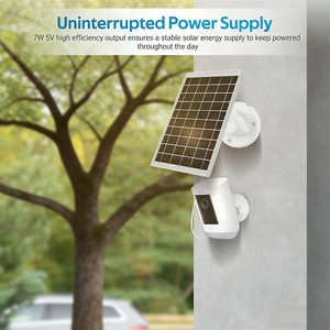ALECTER APH-P117 7W/10W Monocrystalline Silicon <b>Solar</b> <b>Panels</b> Security Camera Outdoor Use <b>USB</b> Charging IP65/66 CE ROHS ISO Black - Product Image 3