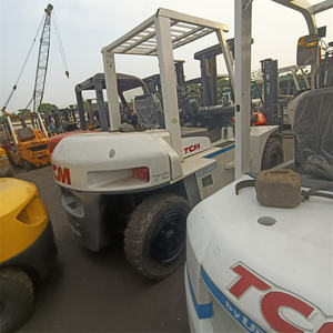 Carretilla elevadora usada Japón TCM <span class=keywords><strong>7Ton</strong></span> a la venta <span class=keywords><strong>7ton</strong></span> 5ton 3t 5t 7000kg Carretilla elevadora TCM <span class=keywords><strong>Komatsu</strong></span> Motor japonés ISUZU Precio bajo - Product Image 4