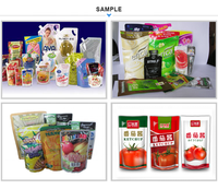 Machine de pesage et d'emballage rotative automatique pour sachets préformés Doypack, eau salée, liquides alimentaires, etc.